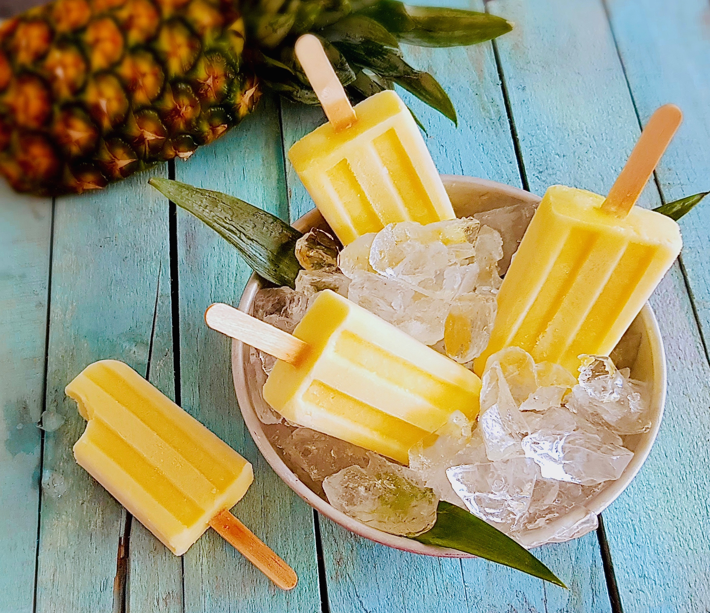 Polos de piña colada